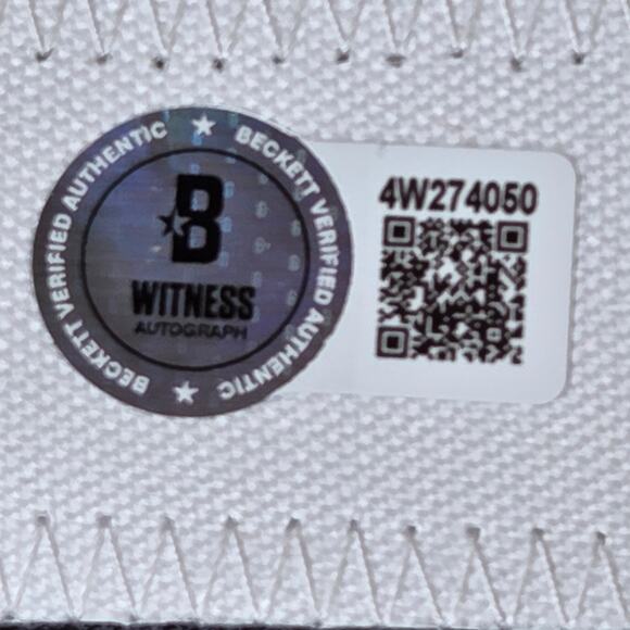 Derian Hatcher Signed Dallas Stars Custom Jersey XL Beckett Witness Autograph - Picture 3 of 12